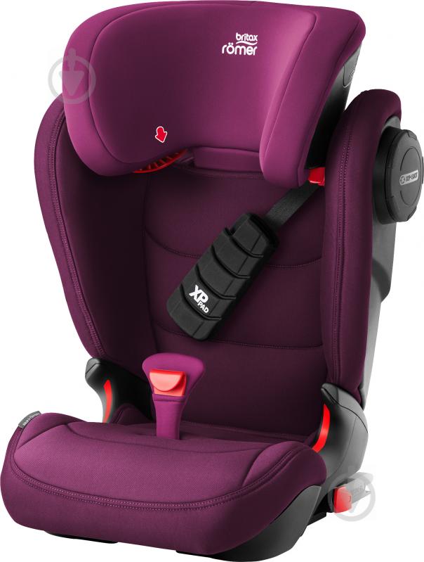 Автокресло Britax-Romer KIDFIX III S бордовый burgundy red 2000032378 - фото 4