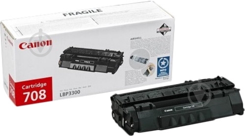 Картридж Canon  708 Black 0266B002 черный 0266B002 - фото 1
