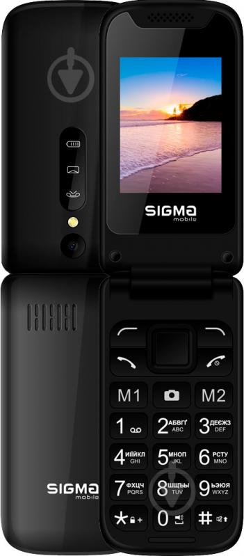 Мобильный телефон Sigma mobile X-style 241 Snap black - фото 1