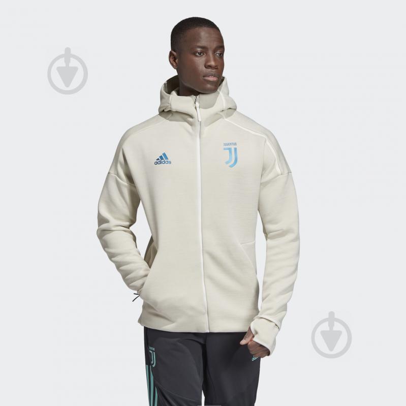 Джемпер Adidas JUVE ZNE HD 3.0 DX9213 р. S білий - фото 3