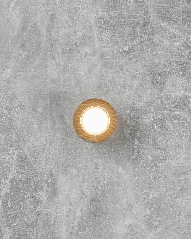 ВИТРИНА! Светильник точечный Iterna Ceiling LW009 цилиндр 30 Вт GU5.3 дерево - фото 2