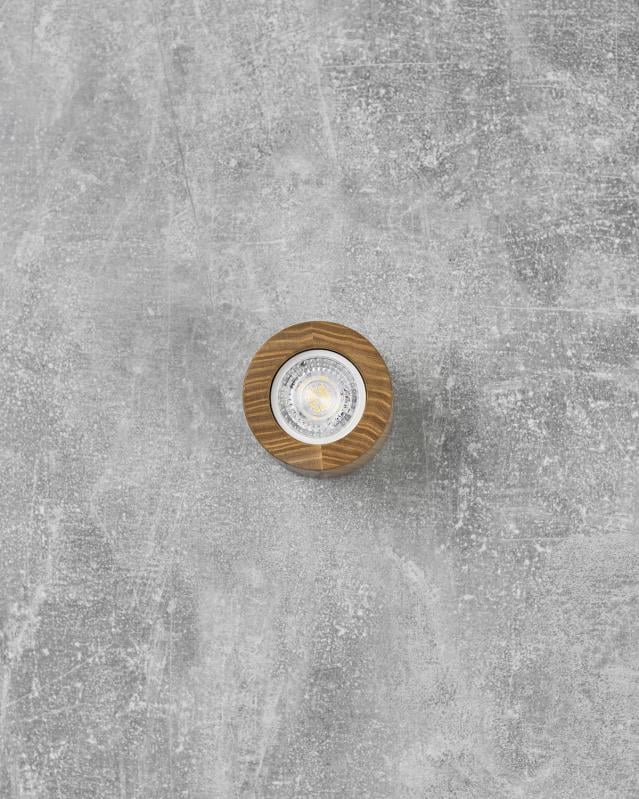 ВИТРИНА! Светильник точечный Iterna Ceiling LW009 цилиндр 30 Вт GU5.3 дерево - фото 4