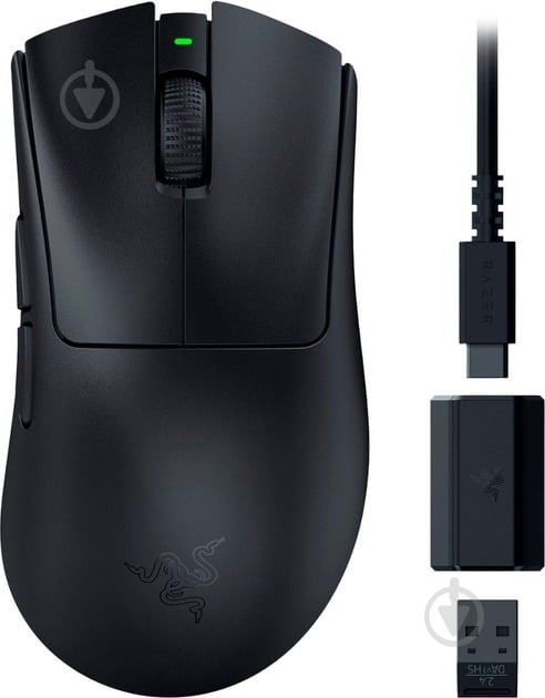 Мышь Razer DeathAdder V3 Hyperspeed black (RZ01-05140100-R3G1) - фото 2 Мышь Razer DeathAdder V3 Hyperspeed black (RZ01-05140100-R3G1) - фото 2