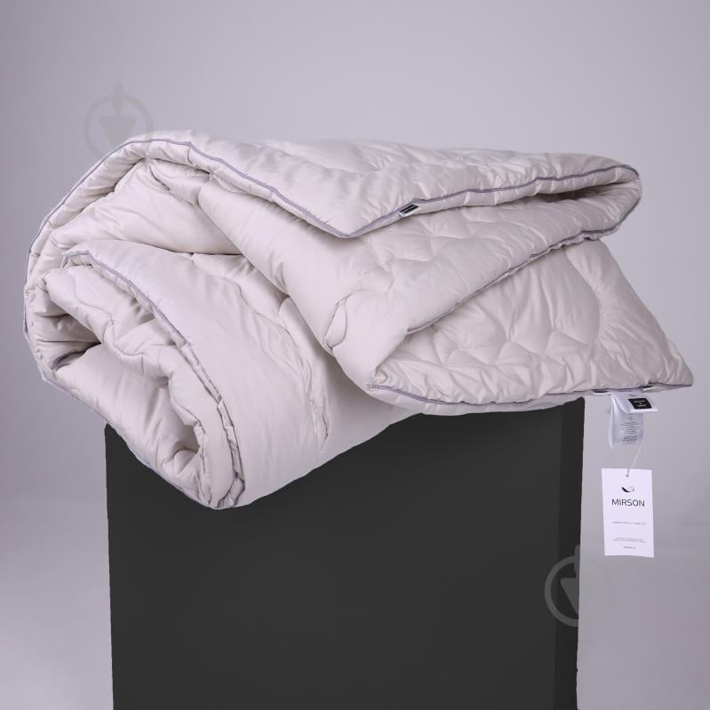Одеяло бамбуковое №1028 Silver Cloud зима 172x205 см MirSon серебряный - фото 5