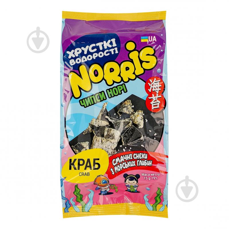 Чипсы NORRIS нори краб 4820265550487 - фото 1