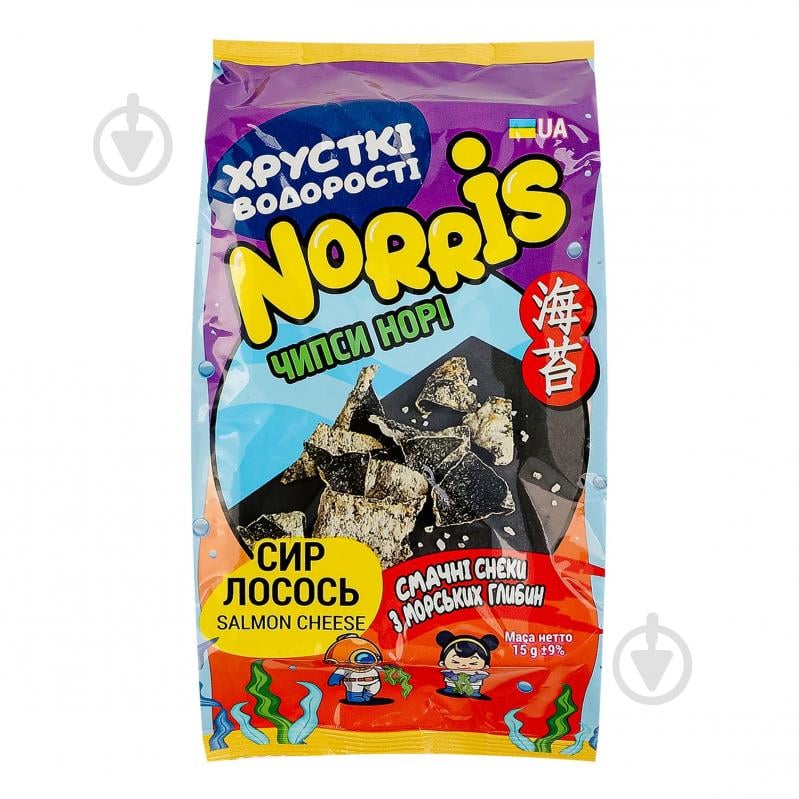 Чипсы NORRIS нори сыр лосось 4820265550463 - фото 1