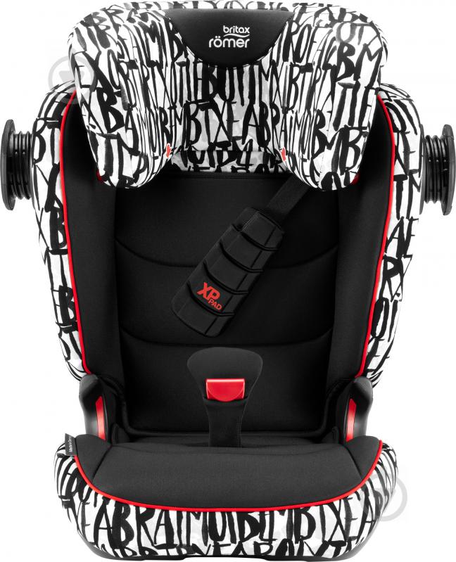 Автокрісло Britax-Romer KIDFIX III S чорний із білим letter design 2000032390 - фото 1