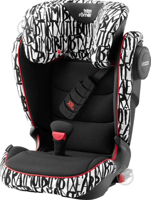 Автокрісло Britax-Romer KIDFIX III S чорний із білим letter design 2000032390 - фото 4