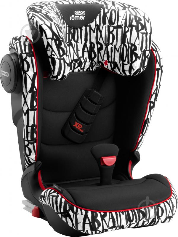 Автокрісло Britax-Romer KIDFIX III S чорний із білим letter design 2000032390 - фото 6