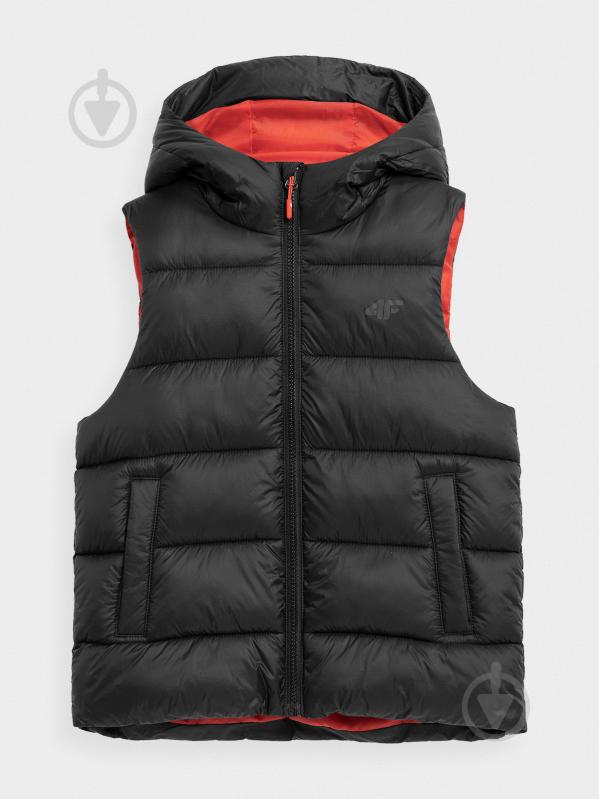 Жилет 4F DOWN JACKET M112 4FJAW22TDJAM112-20S черный - фото 1