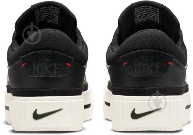 Кроссовки женские демисезонные Nike COURT LEGACY LIFT DM7590-001 р.40 черные - фото 9