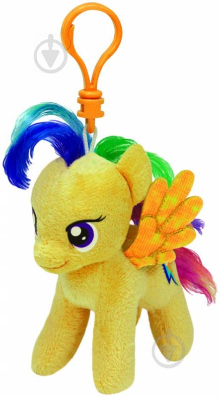 М'яка іграшка TY My Little Pony Rainbow Dash 12 см жовтий 41105 - фото 1