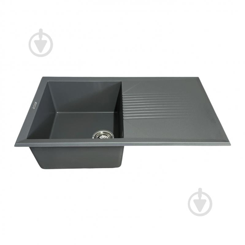 Мойка для кухни ScandiSPA Hygge 850 серый с сифоном - фото 3