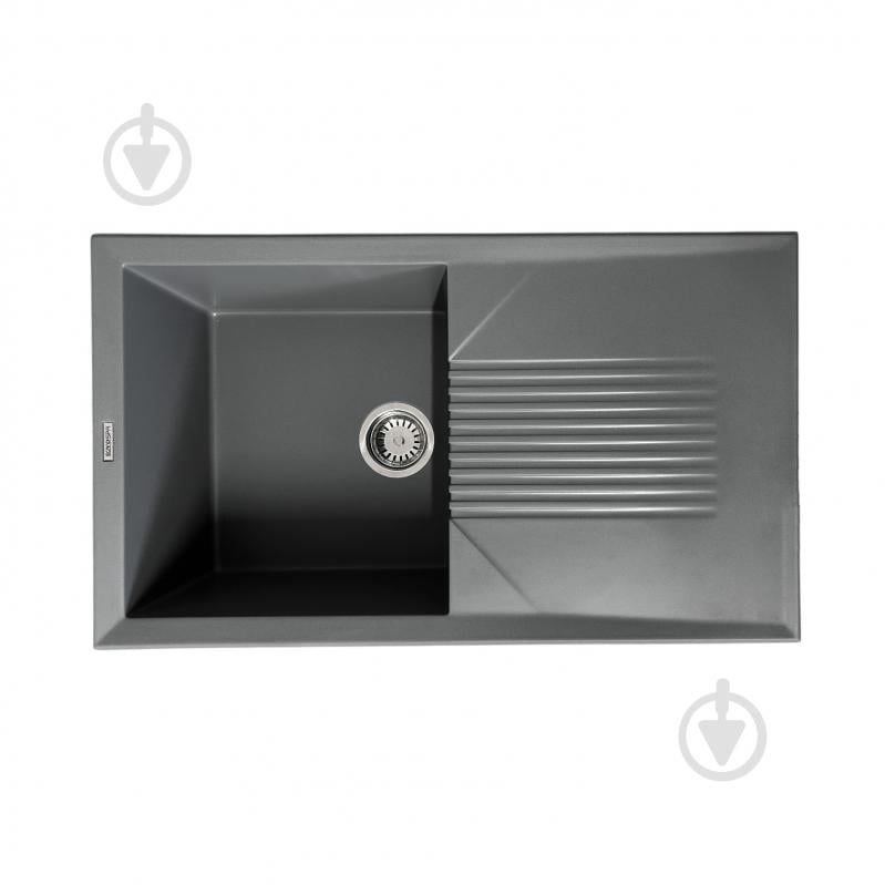 Мойка для кухни ScandiSPA Hygge 850 серый с сифоном - фото 1