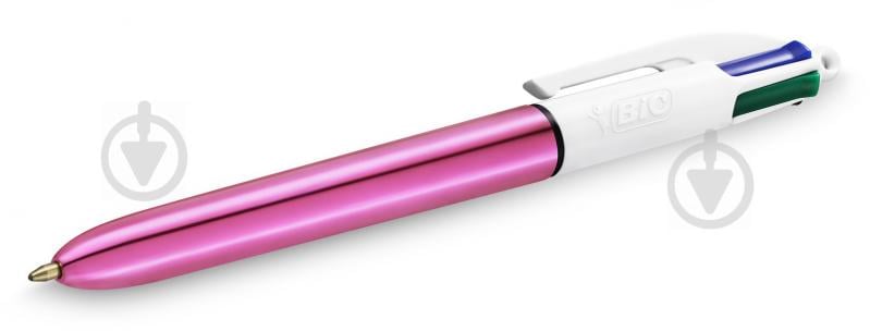 Ручка кулькова BIC 4 Colours Shine Pink - фото 1