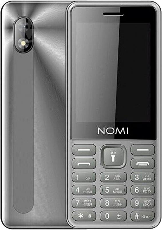 Мобильный телефон Nomi i2840 grey 873264 - фото 1