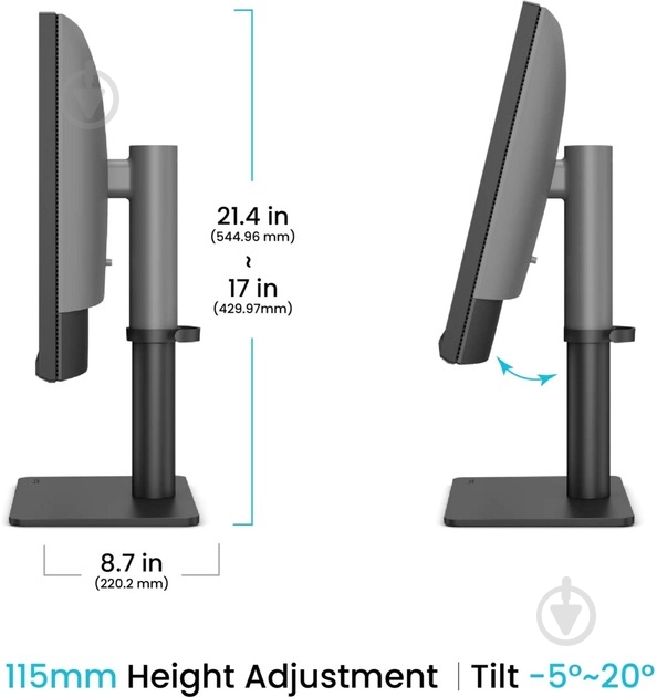 Монитор BenQ PD2706QN Grey 27" (9H.LNDLA.TBE) - фото 11