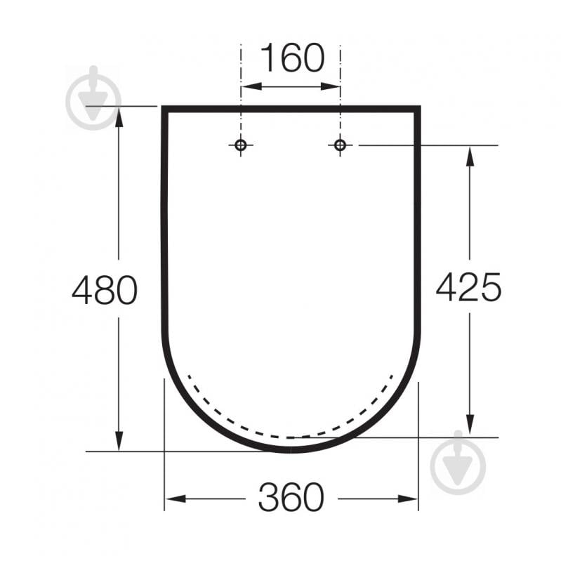 Сиденье для унитаза ROCA Inpira Round Soft-Close A80152264B оникс - фото 2