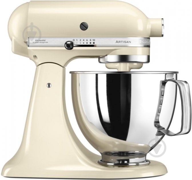 Кухонная машина KitchenAid Artisan 4,8 л 5KSM125EAC с откидным блоком кремовый - фото 3