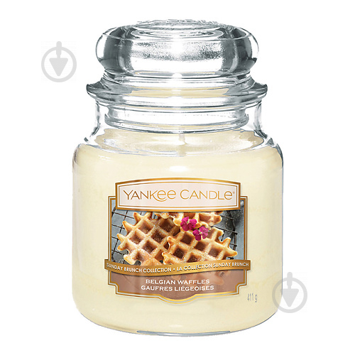 Свеча ароматическая Yankee Candle Belgian Waffles 411 г - фото 1