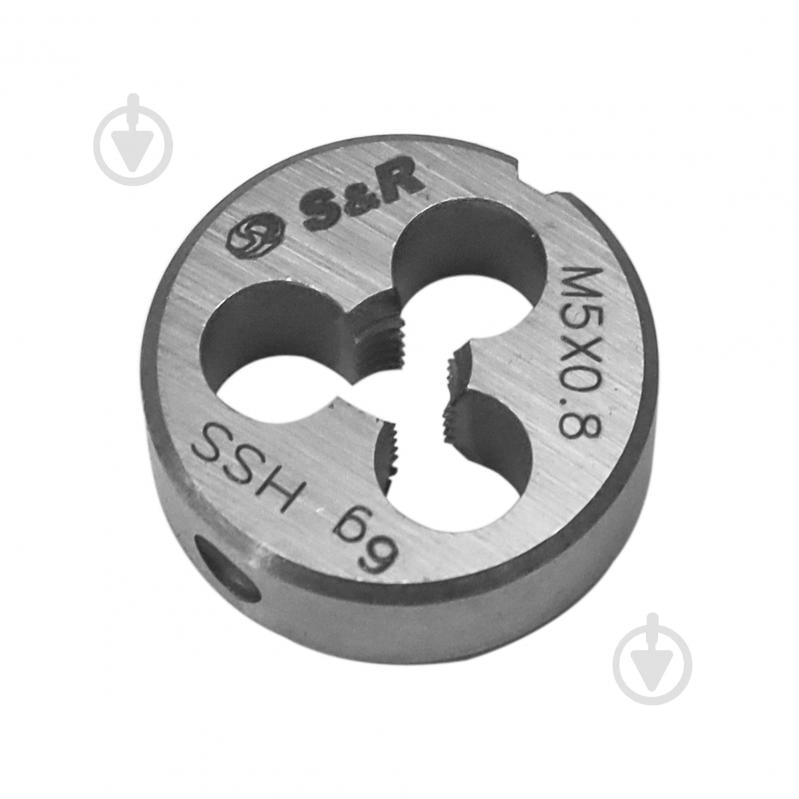 Плашка S&R М5х0.8 мм 6g HSS R6M5 111201005 - фото 1 Плашка S&R М5х0.8 мм 6g HSS R6M5 111201005 - фото 1