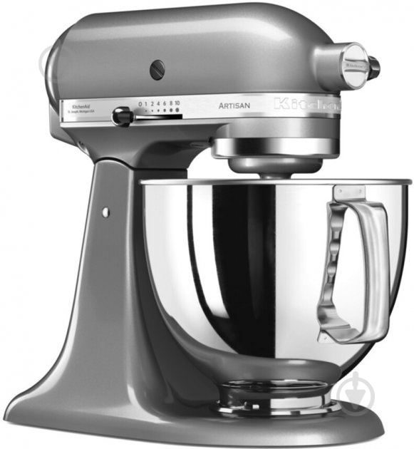 Кухонна машина KitchenAid Artisan 4,8 л 5KSM125ECU з відкидним блоком сріблястий - фото 3