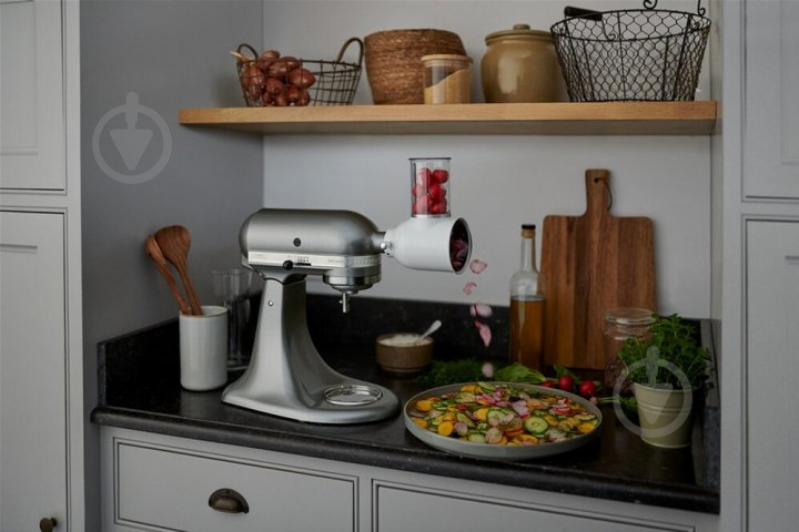 Кухонна машина KitchenAid Artisan 4,8 л 5KSM125ECU з відкидним блоком сріблястий - фото 6