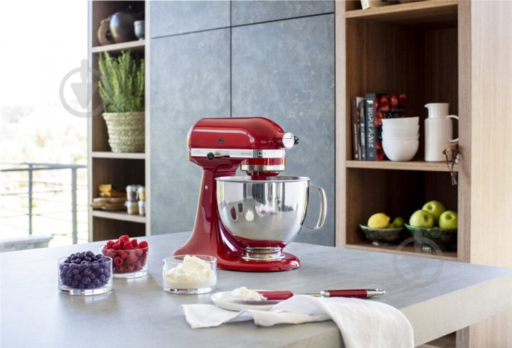 Кухонна машина KitchenAid Artisan 4,8 л 5KSM125EER з відкидним блоком червоний - фото 6