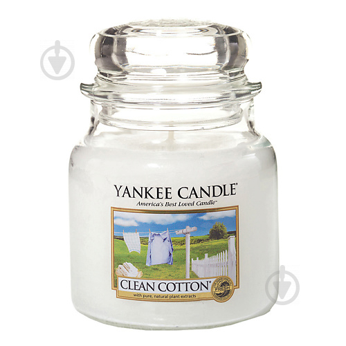 Свеча ароматическая Yankee Candle Clean Cotton 411 г - фото 1