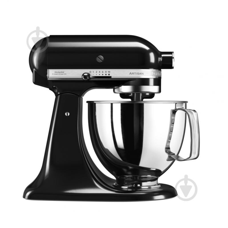 Миксер планетарный KitchenAid 5KSM125EOB Artisan 4,8 л черный - фото 4