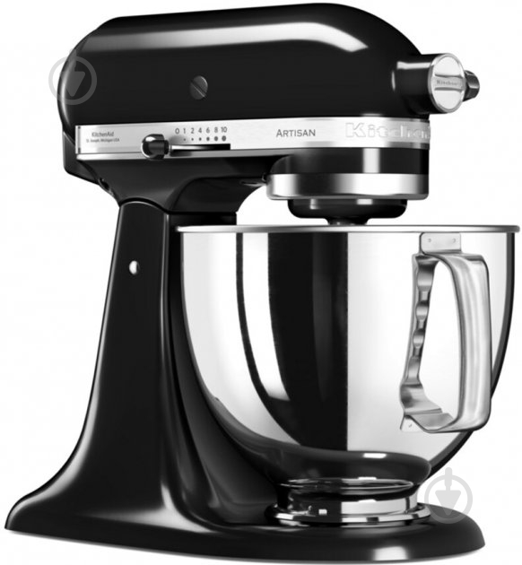 Миксер планетарный KitchenAid 5KSM125EOB Artisan 4,8 л черный - фото 6