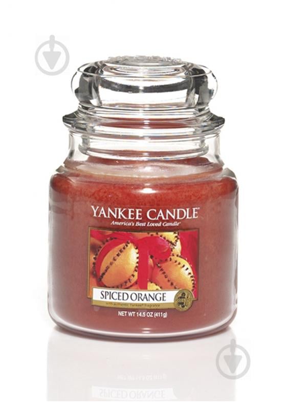 Свеча ароматическая Yankee Candle Spiced Orange 411 г - фото 1