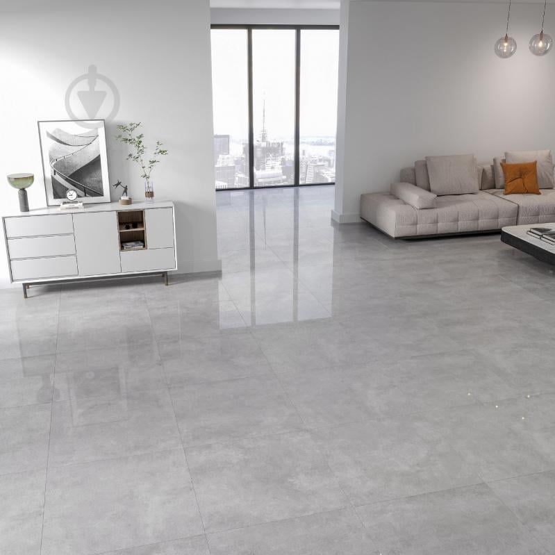 Плитка Allore Group Concrete Grey F PC R Semi Lappato 80x80 см - фото 2