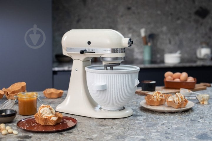 Кухонна машина KitchenAid Artisan 4,8 л 5KSM175PSEAC з відкидним блоком кремовий - фото 6