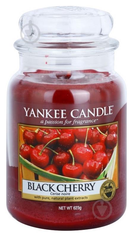 Свеча ароматическая Yankee Candle Black Cherry 623 г - фото 1