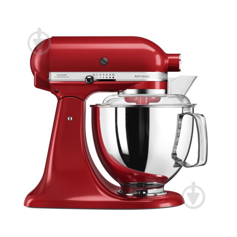 Миксер планетарный KitchenAid Artisan 5KSM175PSEER с откидным блоком 4,8 л красный - фото 2