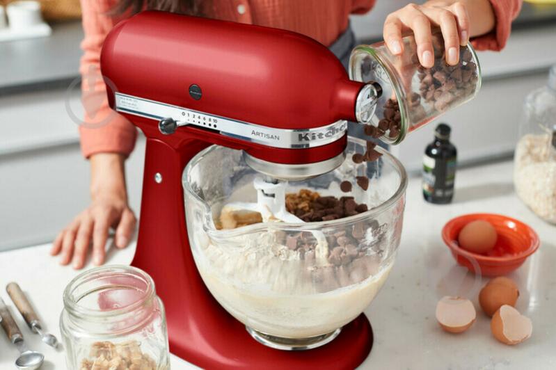 Миксер планетарный KitchenAid Artisan 5KSM175PSEER с откидным блоком 4,8 л красный - фото 14