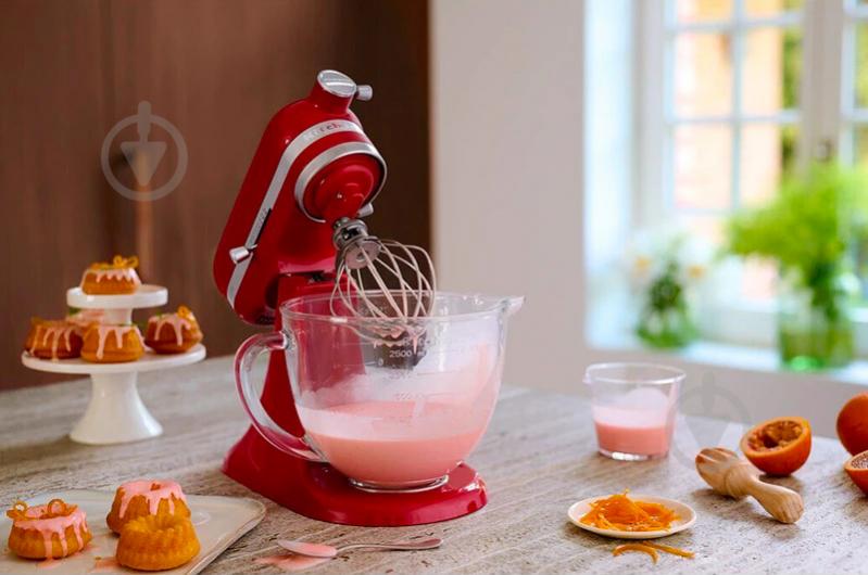 Міксер планетарний KitchenAid Artisan Mini 5KSM3311XEER з відкидним блоком червоний - фото 14