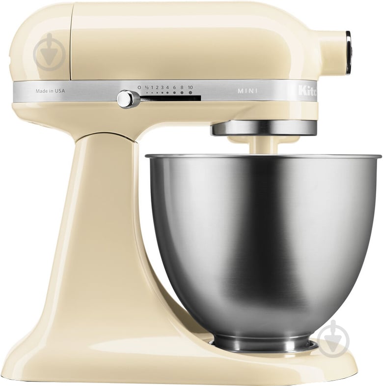 Кухонна машина KitchenAid Artisan MINI 3,3 л 5KSM3311XEAC з відкидним блоком кремовий - фото 2