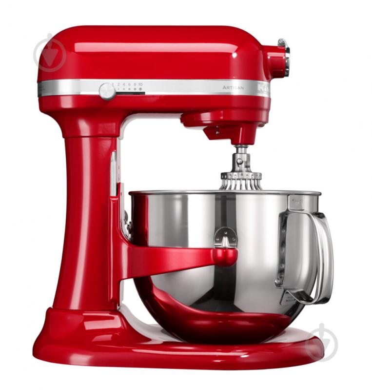 Кухонная машина KitchenAid Artisan 5KSM7580XEER с подъемной чашей красный - фото 2