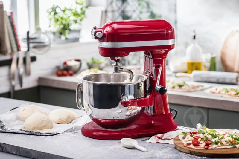 Кухонная машина KitchenAid Artisan 5KSM7580XEER с подъемной чашей красный - фото 24