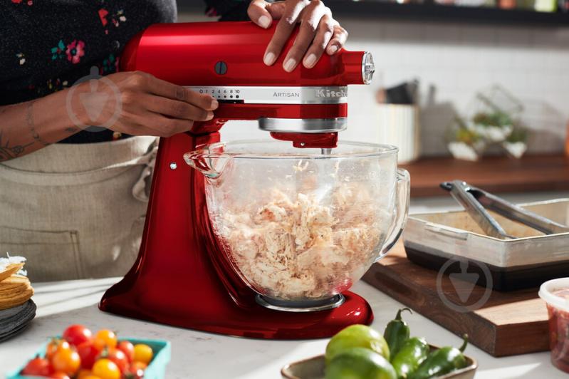 Кухонна машина KitchenAid Artisan 4,8 л 5KSM185PSECA з відкидним блоком карамельне яблуко - фото 13