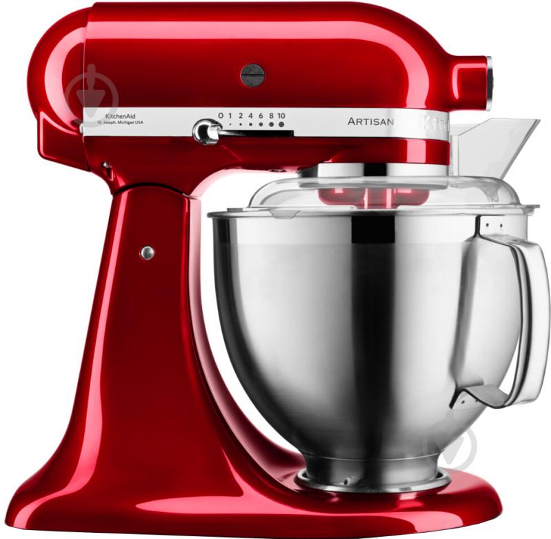 Кухонна машина KitchenAid Artisan 4,8 л 5KSM185PSECA з відкидним блоком карамельне яблуко - фото 1