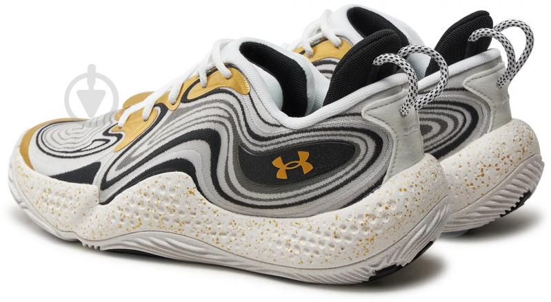 Кросівки унісекс демісезонні Under Armour Spawn 6 3027263-100 р.40 білі - фото 5