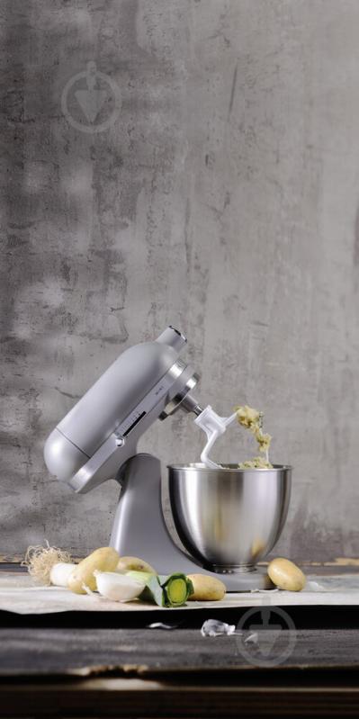 Кухонна машина KitchenAid Artisan Mini 5KSM3311XEFG з відкидним блоком матовий сірий - фото 9