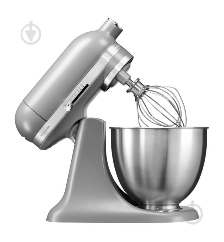 Кухонна машина KitchenAid Artisan Mini 5KSM3311XEFG з відкидним блоком матовий сірий - фото 3