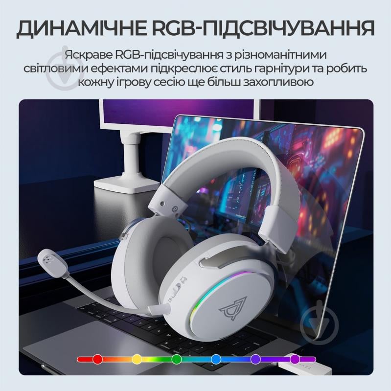 Гарнитура игровая Ajazz AHM10 Max black (AHM10-MAX-B) - фото 15
