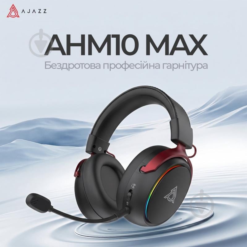 Гарнитура игровая Ajazz AHM10 Max black (AHM10-MAX-B) - фото 4