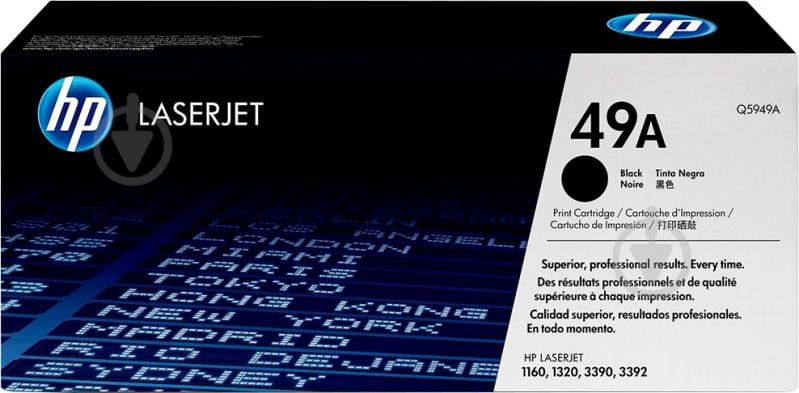 Картридж HP  49A Black Q5949A черный Q5949A - фото 1