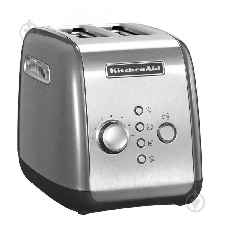 Тостер KitchenAid 5KMT221ECU на 2 тоста серебристый - фото 1